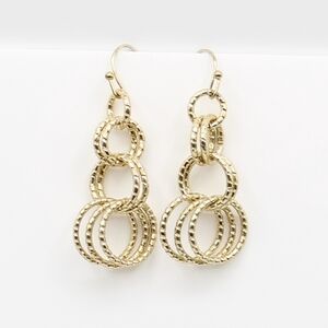 Circles dangle earrings
